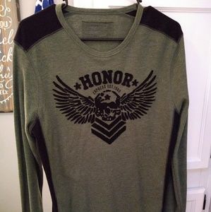 Mens Express waffle long sleeved waffle shirt